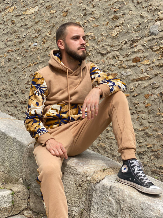 Ensemble jogging unisexe - beige